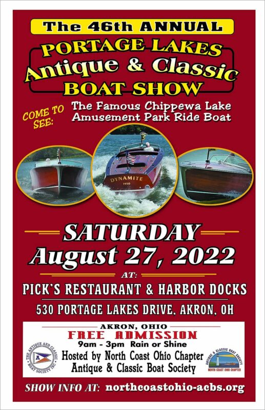 portage lakes antique and classic boat show 2022 at picks portage lakes