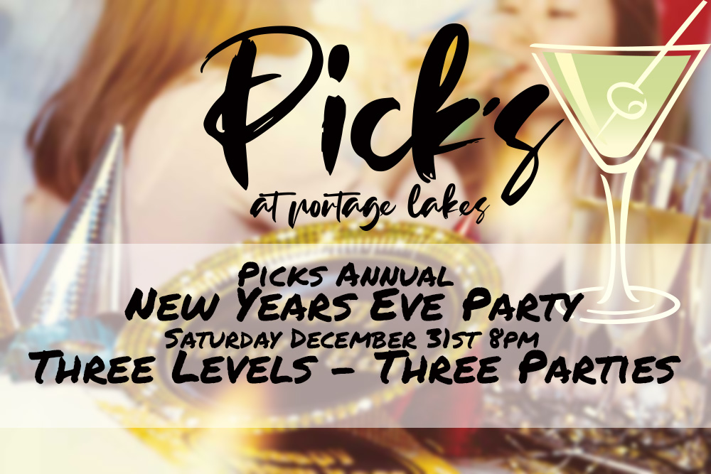 picks new years eve party portage lakes 2022